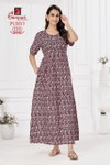 Purvi Nighty Vol 1 By Ganpati Cotton Printed Night Wear Nighty Wholesale Price In Surat